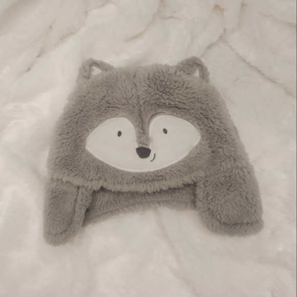 Carter's Baby Winter Hat, Snuggly Soft Wolf/Husky Dog - Picture 5 of 13
